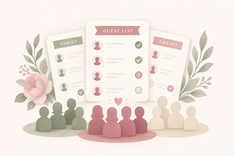 WedPlanner guest list for Filipino weddings