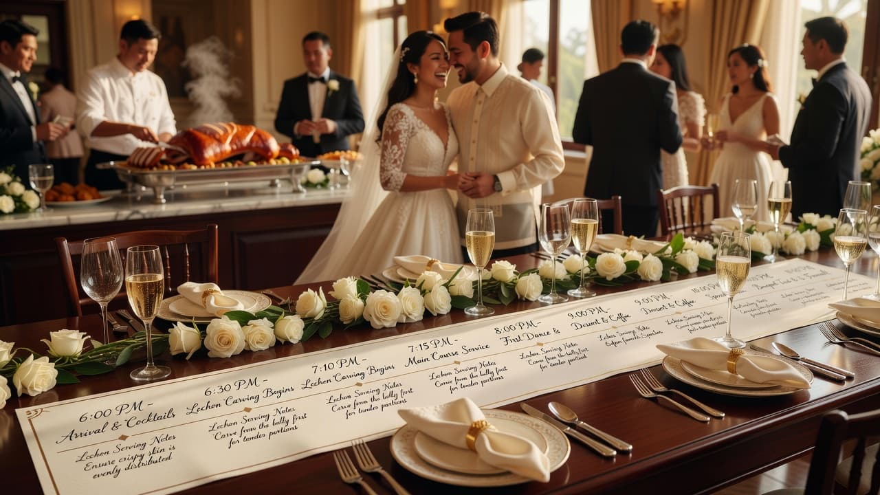 Filipino Wedding Planning: 4-Hour Reception Program